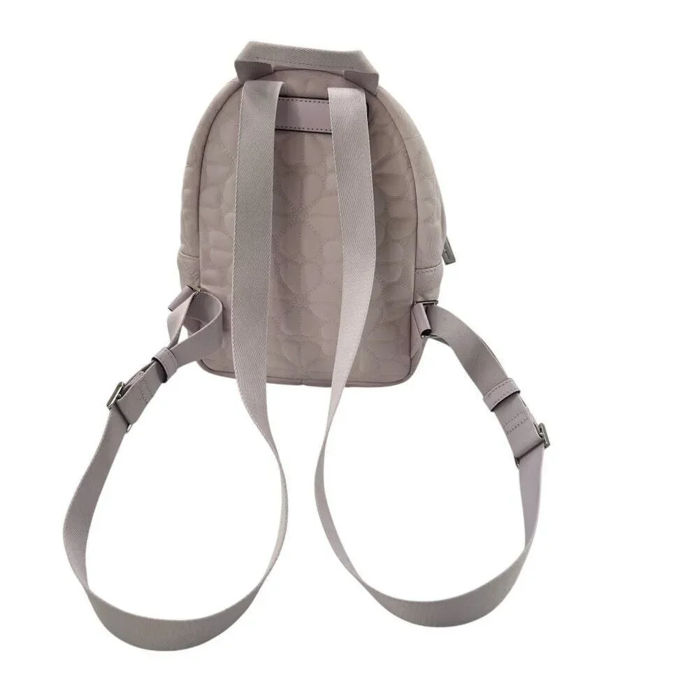 Kate Spade New York Quilted Flower Mini Backpack In Light Pink With Adjustable S